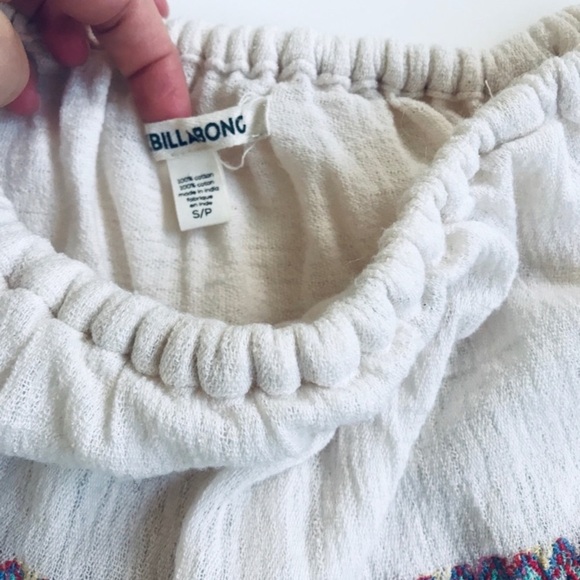 Billabong Off The Shoulder Crop Top - Picture 3 of 5